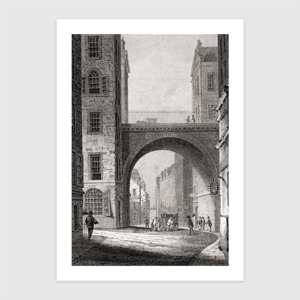 Városkép 1800s I - Edinburgh, Skócia