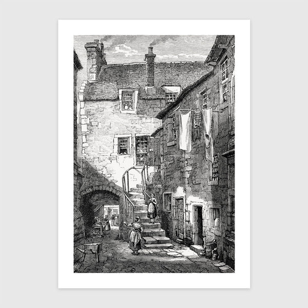 Városkép 1800s III - Edinburgh, Skócia