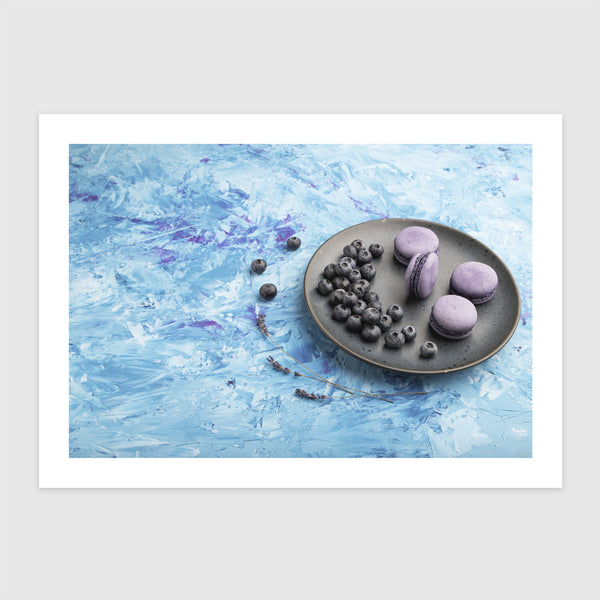 Lila macaron áfonyáva