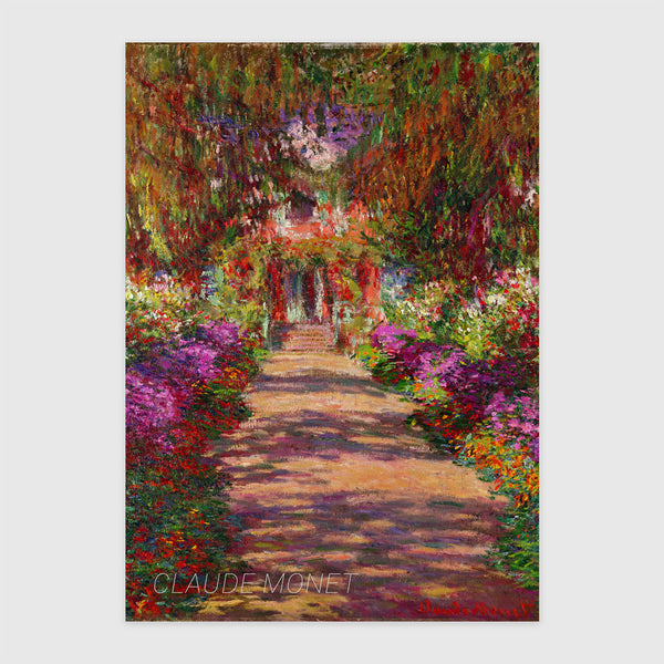 Ösvény Monet giverny-i kertjében