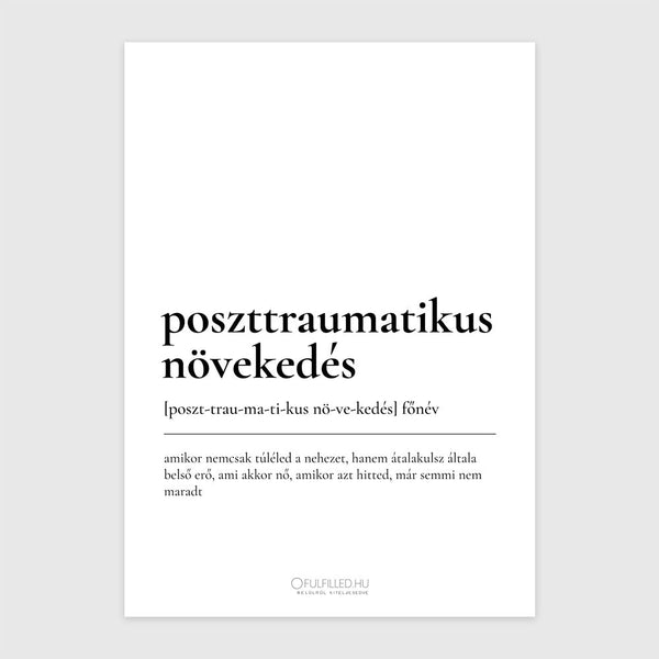 Poszttraumatikus Növekedés